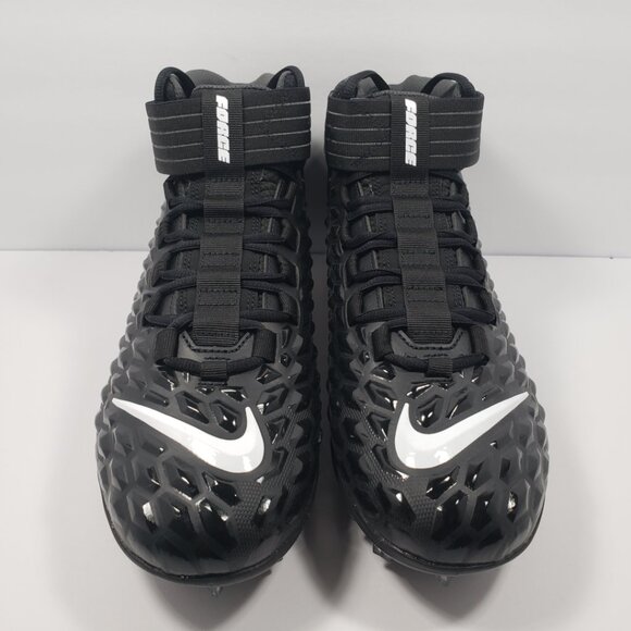 Nike Force Savage Pro 2 Black White Men's Size 11.5 Football Cleats AH4000-002 - Picture 2 of 13
